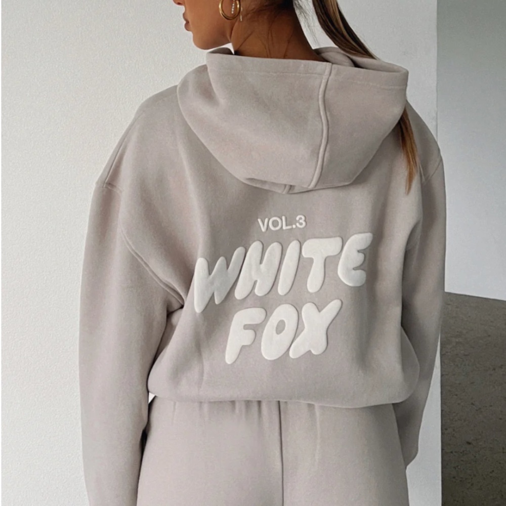 White Fox Boutique Offstage Hoodie Moon (Grey)  - New with tags - Oversized Fit